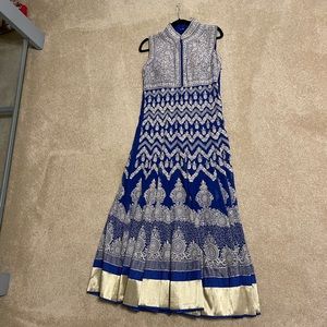 Royal Blue Indian Gown/Dress.